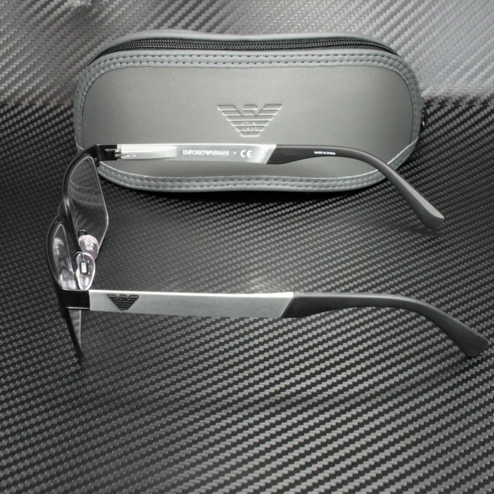 Emporio Armani Men's Matte Black Eyeglasses! - Picture 4 of 4
